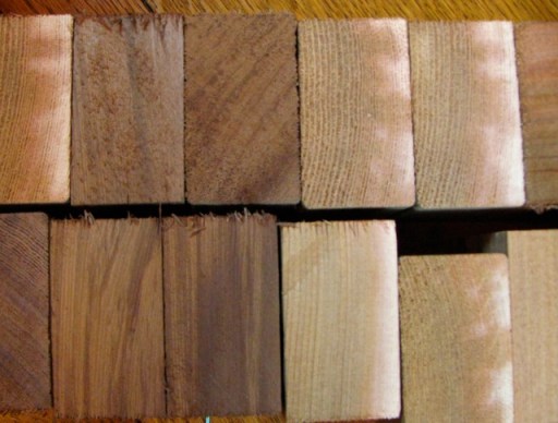 wood blocks for art project with Andrea
