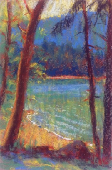 Beginning to show the movement of the water