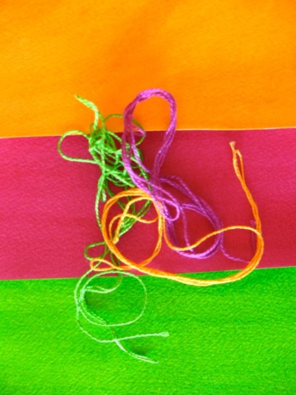 And just because the colours are so yummy AND because we are celebrating out eyesight, here's a closeup