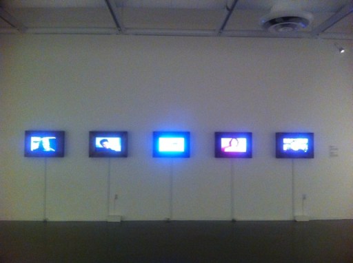 KINETIC PORTRAITS by Peter Wilkins - 5 of 12 - as they are seen in the gallery exhibition