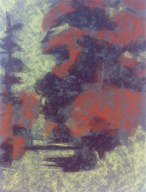 4. My three values laid in - light, middle and dark