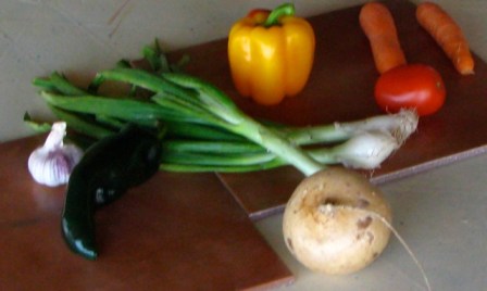 The vegetables for acrylic painting class The vegetables for acrylic painting class