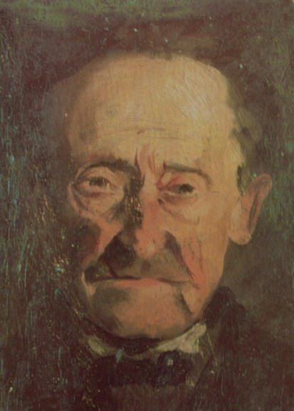 John Twachtman, "Head of a Man," 1875-1877, oil on board, 14 7/16 x 10 11/16 in, Cincinnati Art Museum John Twachtman, "Head of a Man," 1875-1877, oil on board, 14 7/16 x 10 11/16 in, Cincinnati Art Museum