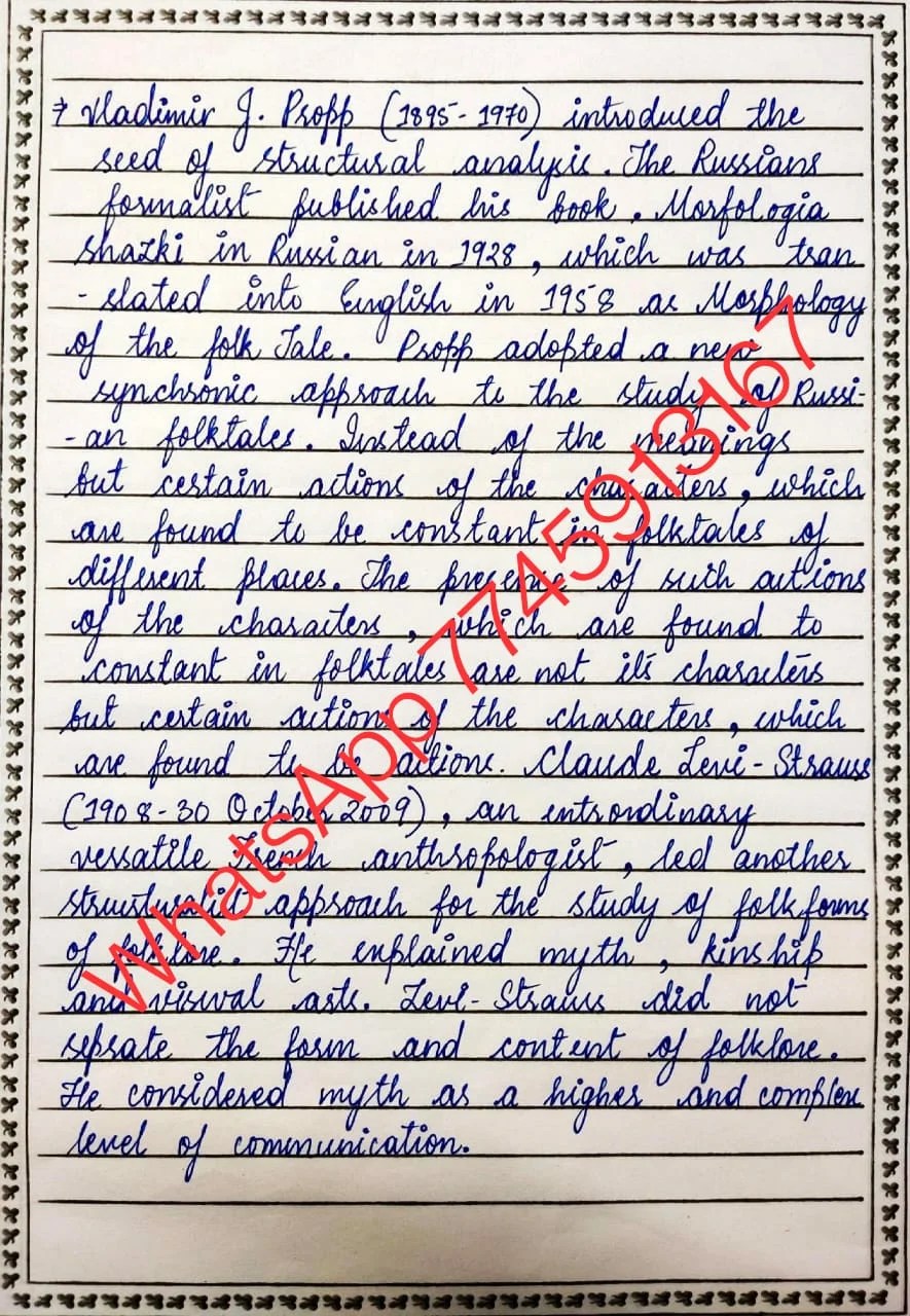 Ignou Handwritten Assignments