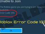 How To Fix Roblox Error Code 103 Gamegrinds