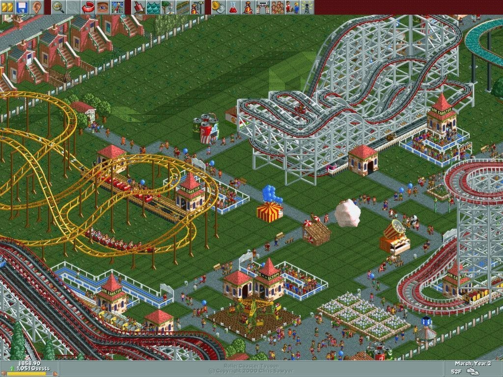 RollerCoaster Tycoon Classic Review - Retro Theme Park Sim as