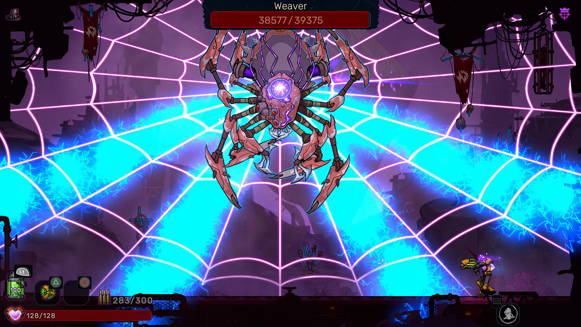 Collapsed boss fight