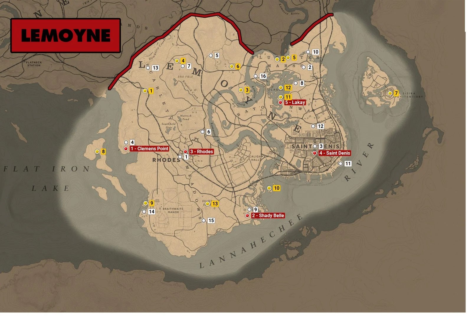 Red Dead S History Reading Freely Map 2284 