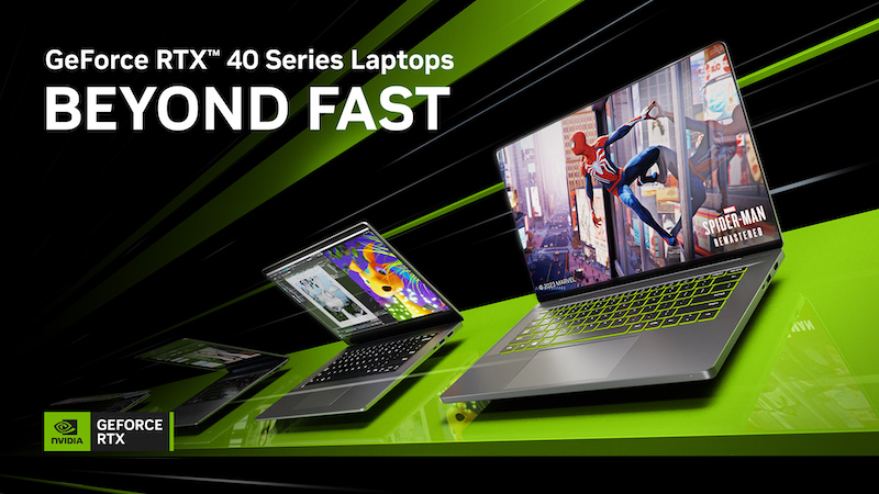 NVIDIA annuncia i nuovi laptop NVIDIA Studio con GPU GeForce RTX serie 40