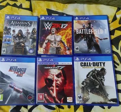 PS4 7 Games Bundle
