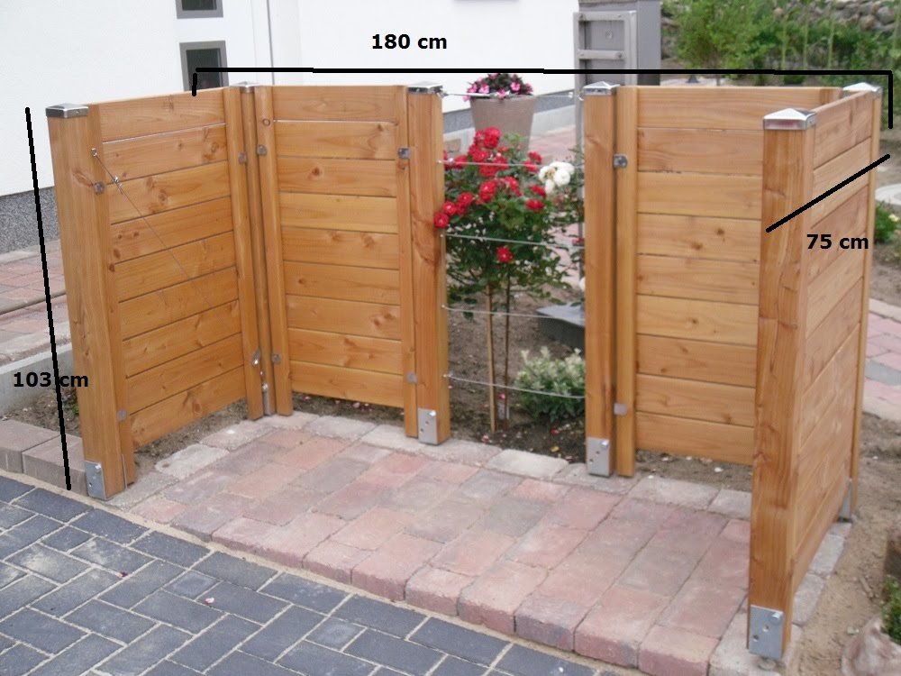 Sie können auch ein mülltonnenhäuschen als 3er oder 4er box bei mülltonnenbox24 ordern. Video: MÃ¼lltonnenbox selber bauen - Schritt fÃ¼r Schritt erklÃ¤rt