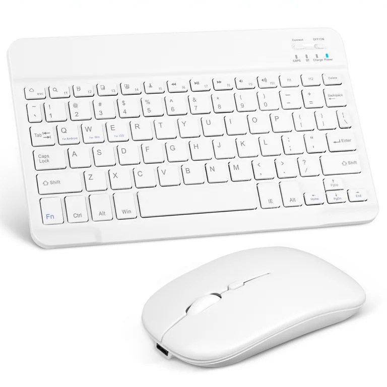 Mouse and Keyboard KIT  EN/AR (White)