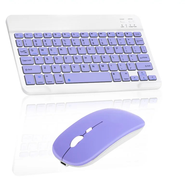 Mouse and Keyboard KIT  EN/AR (Purple)