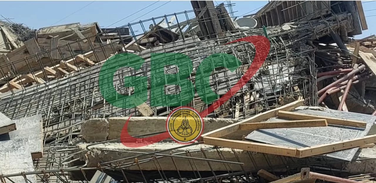 Tamale: Six-storey building at UDS collapses after rainstorm