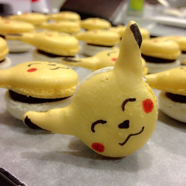 Macarons de pikachu