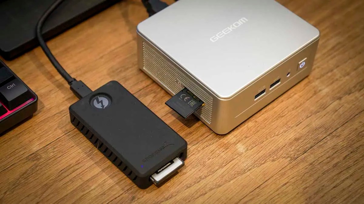 Best External SSD For PC 2026 Guide Mini PC Combos GEEKOM Mini PC With External SSD.webp