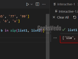 Python How To Iterate Through Two Lists In Parallel