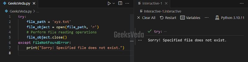 Python Filenotfounderror When Trying To Read And Write A Textfile - Premium Nature Art Gallery - Retina