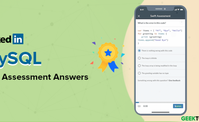 LinkedIn MySQL Skill Assessment Answers (2025)