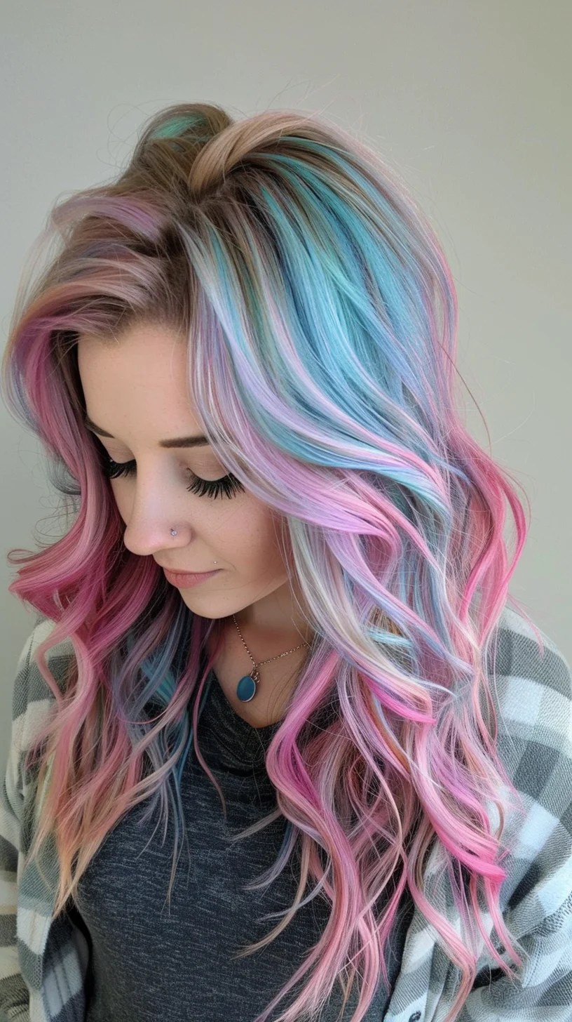 Dreamy cotton candy hairstyles that will make you swoon