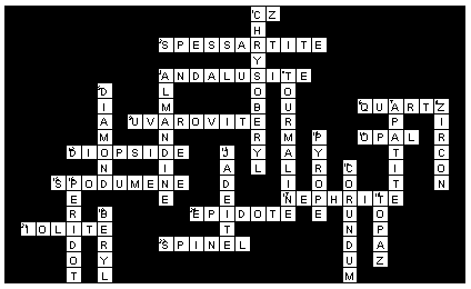 Here are some element word search puzzles and answer keys. Gemstone Crossword Puzzle Collection International Gem Society