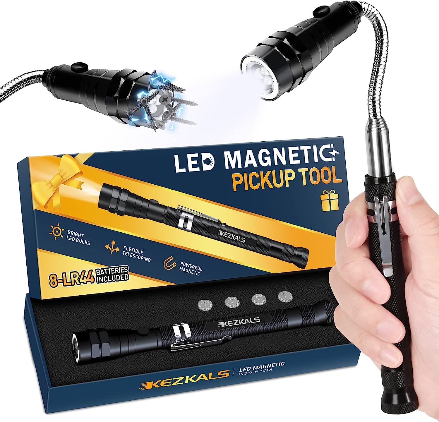 LED-Teleskop-Magnetstab