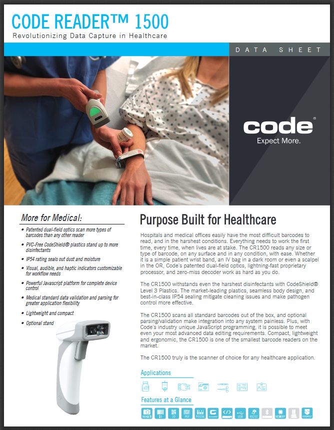 Code Reader 1500 Barcode Scanner Pdc Healthcare - Retina Mountain Backgrounds for Desktop