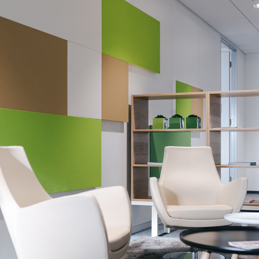 Akustikbilder in Büro