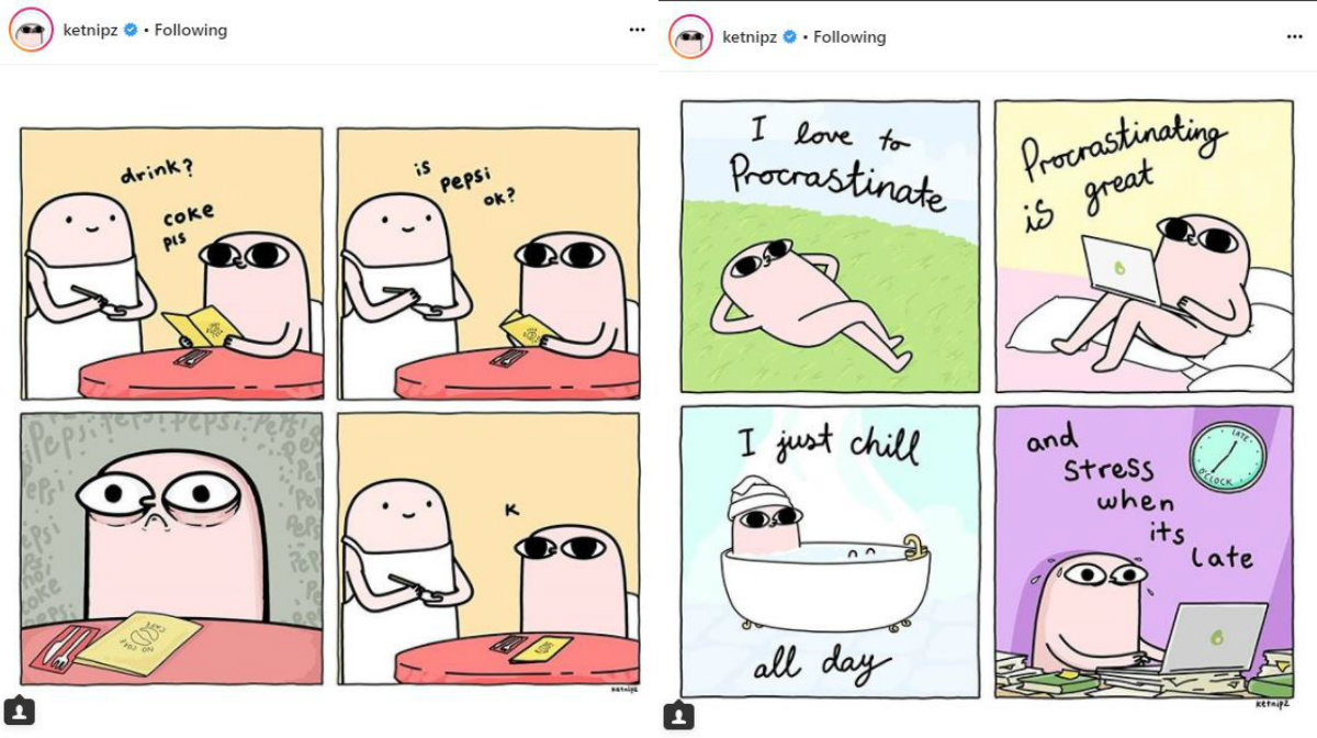 Kumpulan contoh gambar komik lucu terbaru tak dipungkiri bahwa sekarang sudah banyak tersebar bermacam gambar gambar dan juga cerita lucu yang bisa kita temukan diberbagai media masa seperti koran apalagi di internet. 15 Akun Komik Strip Ini Bakalan Bikin Kamu Ngakak Guling Guling Genmuda Com