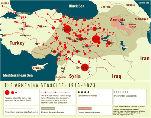 Armenian Genocide Map Of Deportation Map Genocide3s 