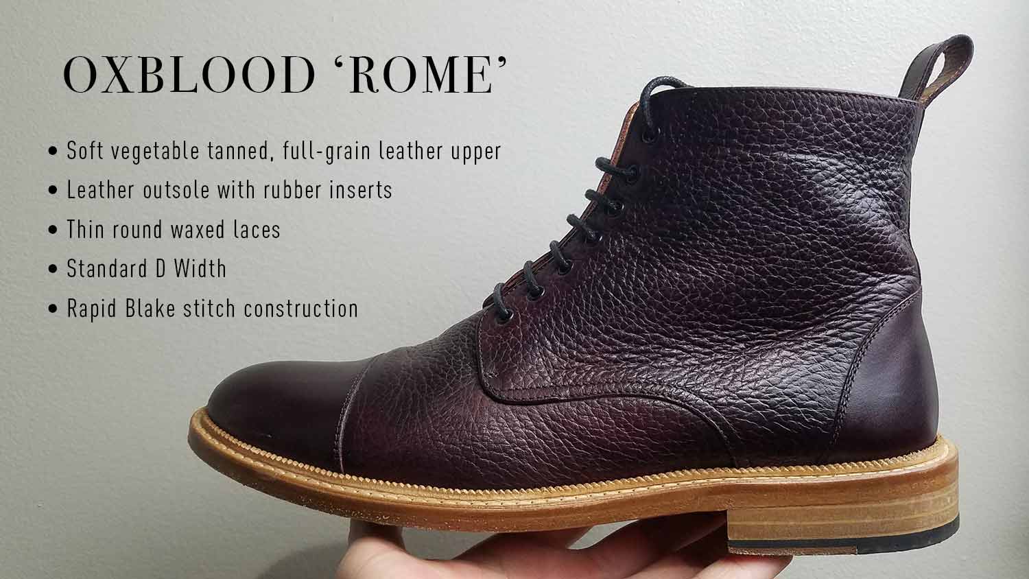 taft rome boot brown