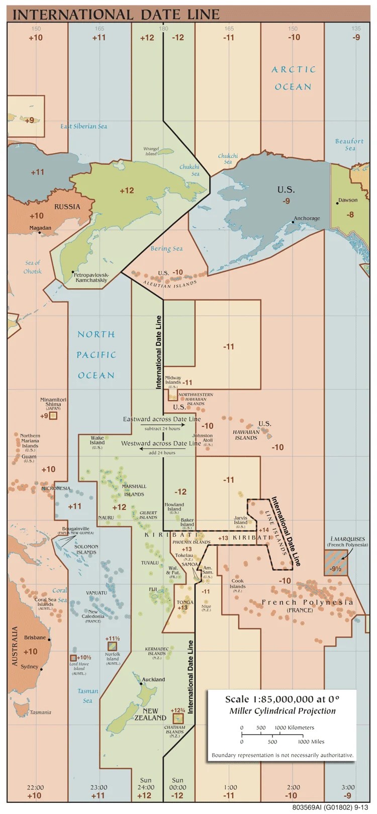 World Map Date Line Date Line 