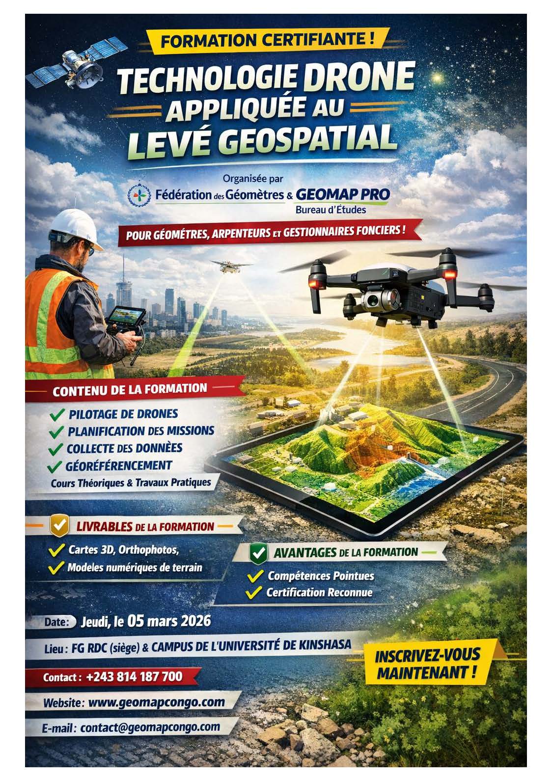 Devenez Un Expert Du Lev G Ospatial Par Drone La Formation Ne Pas Formation 