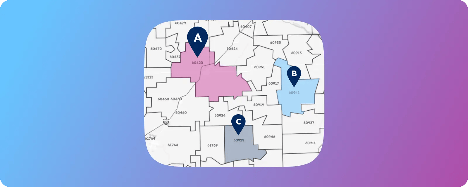 How To Create A Custom Territory Map With Postcodes Zip Codes.