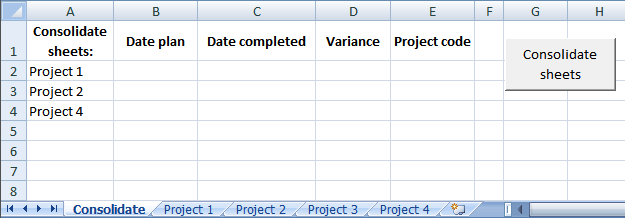 consolidate sheets vba
