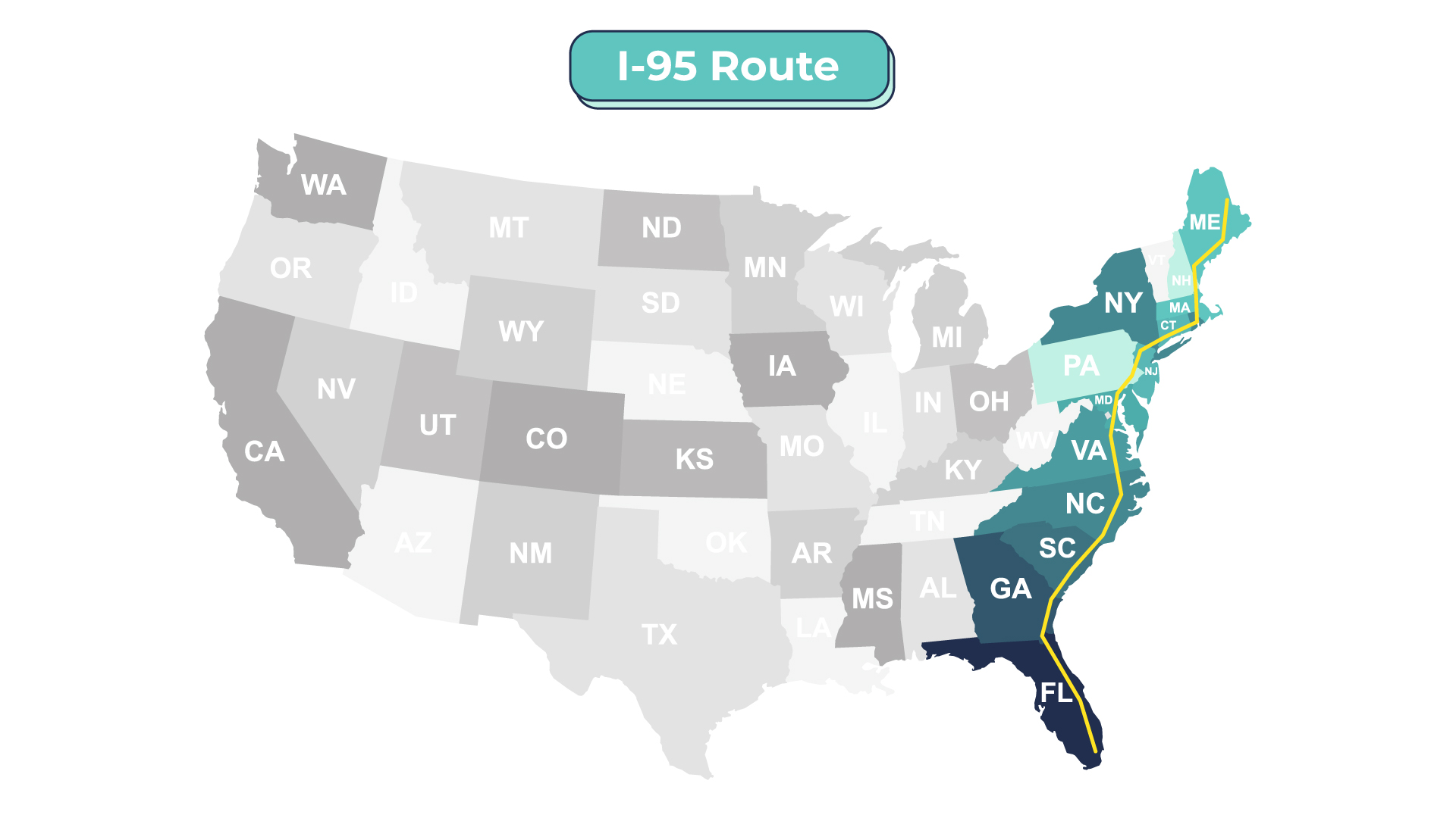Cross Country Road Trips Everyone Needs To Take At Least Once I 95 Route 