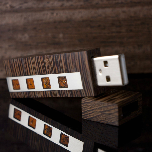 VIP Amber Wenge USB 3.0 Flash Drive