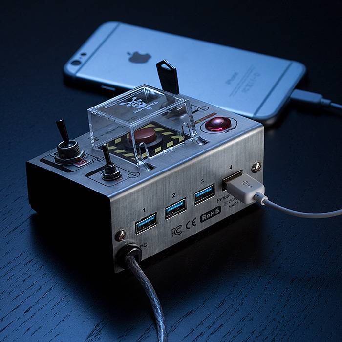 Self-Destruct USB Hub