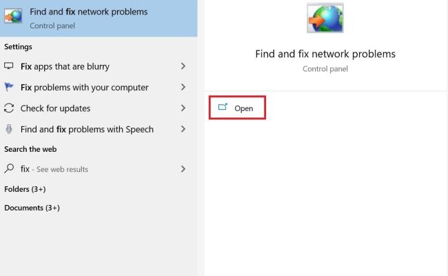 How To Run Windows Network Diagnostics In Windows 10