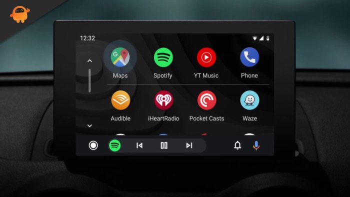 Android auto not showing text messages