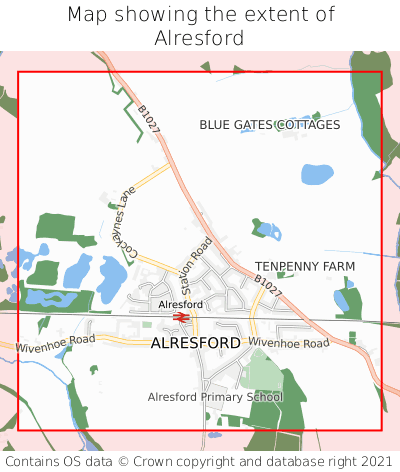 Where Is Alresford Alresford On A Map Alresford Map Extent 000001 