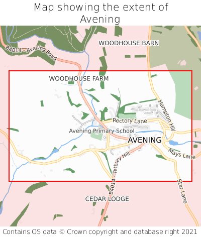 Where Is Avening Avening On A Map Avening Map Extent 000001 
