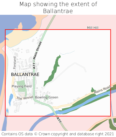 Where Is Ballantrae Ballantrae On A Map Ballantrae Map Extent 000001 