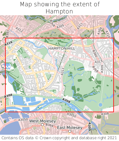 Where Is Hampton Hampton On A Map Hampton Map Extent 000001 