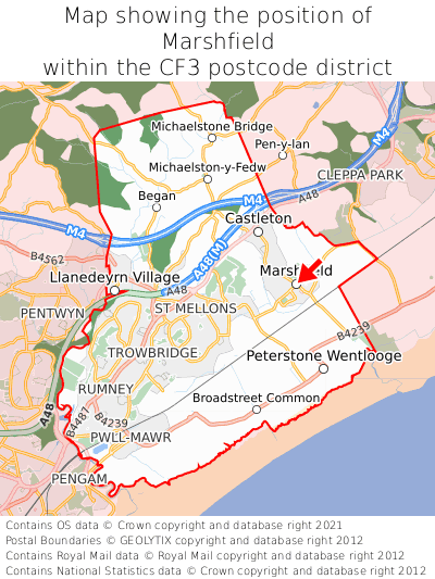 Where Is Marshfield Marshfield On A Map Marshfield Cf3 Map Position In Cf3 000001 