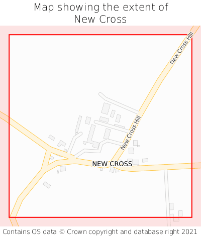 Where Is New Cross New Cross On A Map New Cross Map Extent 000001 