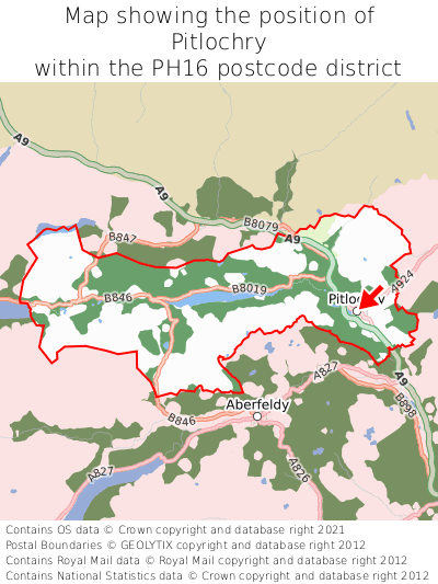 Where Is Pitlochry Pitlochry On A Map Pitlochry Map Position In Ph16 000001 