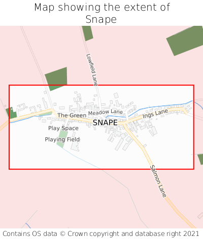 Where Is Snape Snape On A Map Snape Dl8 Map Extent 000001 