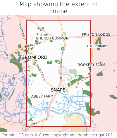 Where Is Snape Snape On A Map Snape Map Extent 000001 