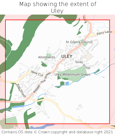 Where Is Uley Uley On A Map Uley Map Extent 000001 